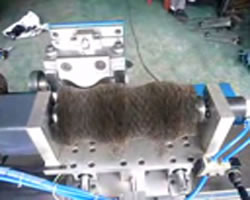 Corrugated-Shape Brush Trimming Machine